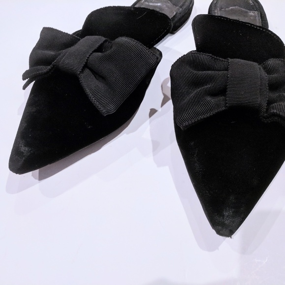 🎉SALE!🎀PRADA Bow🎀Flats Mules Slides 38.5/8 U.S. - Picture 6 of 8